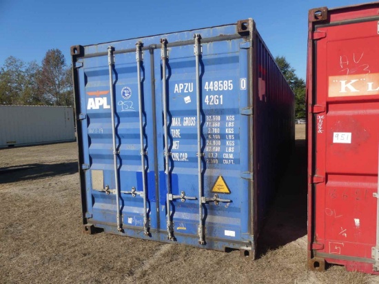 Used 40' Shipping Container, s/n APZU4485850