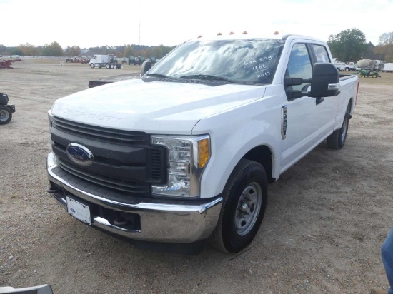 2017 Ford F250 4WD Pickup, s/n 1FT7W2A63HEB45110 (Inoperable): 4-door, 6.2L