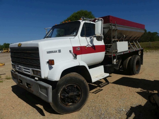 1984 GMC Kodiak Spreader Truck, s/n 1GDM7D1YXEV540843 (Inoperable)