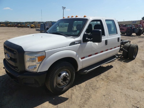 2014 Ford F350 Cab & Chassis, s/n 1FD8W3C65EEB47553 (Inoperable): Crew Cab,