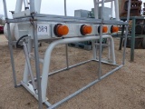 Truck-mounted Flashing Warning Light w/ Frame