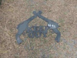Keep Out Metal Cut Out