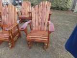 Cedar Glider Chair