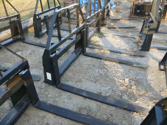 Unused Agrotk 48" Pallet Forks for Skid Steer