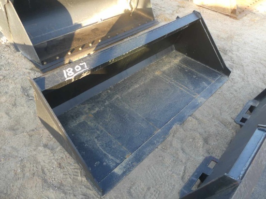 Unused Trubilt 66" Smooth Bucket for Skid Steer