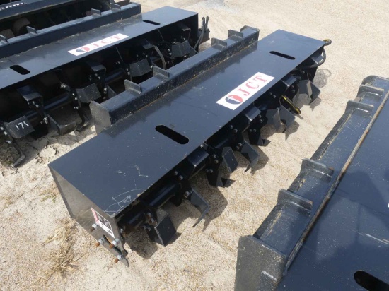 Unused JCT 6' Quick Attach Tiller for Skid Steer