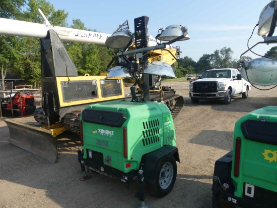 2017 Wacker Neuson LTV6 Light Tower, s/n 5XFLV0416HN000855: Diesel, Meter S