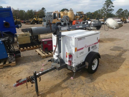 2012 Magnum Power Drive MLT3060M Light Plant, s/n 5AJLS1418CB221743: Diesel