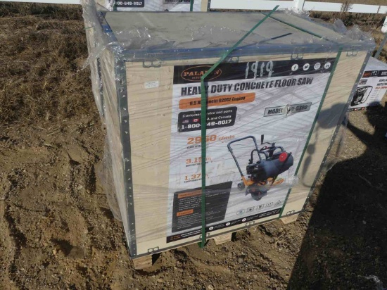 Unused Paladin HD Concrete Floor Saw