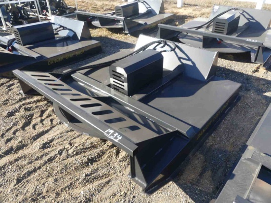 Unused Wolverine 72" Rotary Mower for Skid Steer