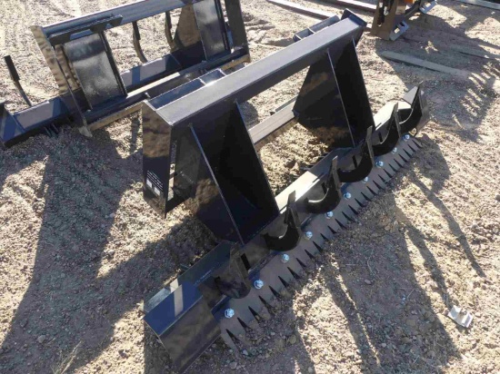 Unused Wolverine 72" Ripper/Leveler for Skid Steer