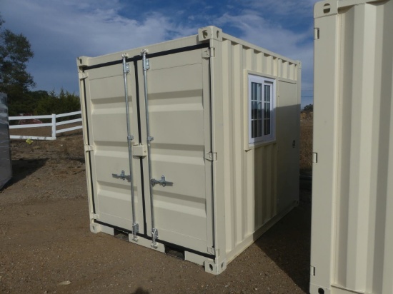 Unused 7x9x8 Container: Window, Side Door, End Door
