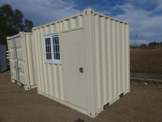Unused 7x9x8 Container: Window, Side Door, End Door