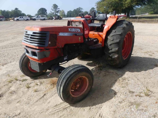 Kubota M6800 Tractor, s/n 10366 (Salvage)