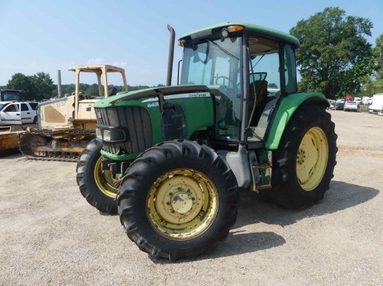 John Deere 6430 MFWD Tractor, s/n N/A (Salvage): Encl. Cab, Meter Shows 390
