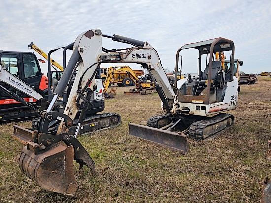 Bobcat 331 Mini Excavator, s/n 234311470: Tag 81481 | Heavy ...