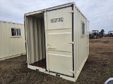 12' Storage Container: Side Doors, Window: Tag 81604