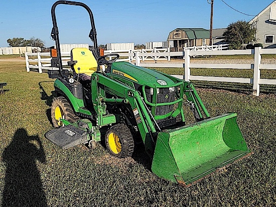2017 John Deere 1025R MFWD Tractor, s/n 1LV1025RVHH129292: Rollbar, Front L