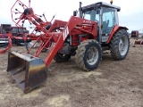 1992 Massey Ferguson 3060 MFWD Tractor, s/n A176014: Powershift, 13.6/28 Fronts, 18.4R38 Rears, 540/