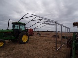 24x26 Metal Building Frame: 2 Sides, 5 Trusses Tag 83608