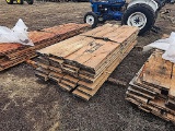 Bundle of Rough Cut Oak Lumber: Assorted Sizes, Tag 81885