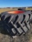 (2) Titan 18.4-30 Tractor Tires w/ Kubota Rims, Tag 80919