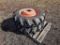 (2) Firestone 11.2-24 Tractor Tires w/ Kubota Rims, Tag 80924
