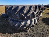 (2) New Titan 16.9-38 Tractor Tires w/ Kubota Rims, Tag 80917