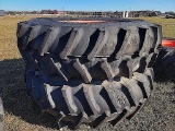 (2) New Firestone 18.4-30 Tractor Tires w/ Kubota Rims, Tag 80929