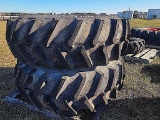 (2) New Firestone 16.9-28 Tractor Tires w/ Kubota Rims, Tag 80933