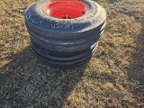 (2) New Kubtoa 525L-15SL Tractor Tires w/ Rims: Tag 82854