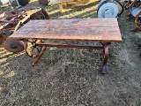 Wagon Wheel Table: Tag 83097