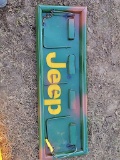 Jeep Metal Tailgate Sign: Tag 83136