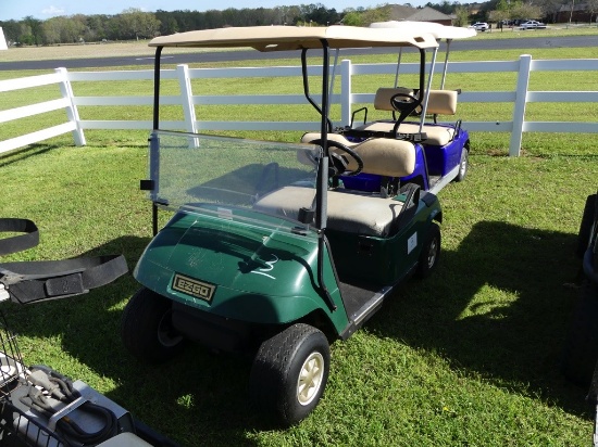EZGo Golf Cart, s/n K302-1535290 (No Title): 36-volt, Auto Charger, Windshi