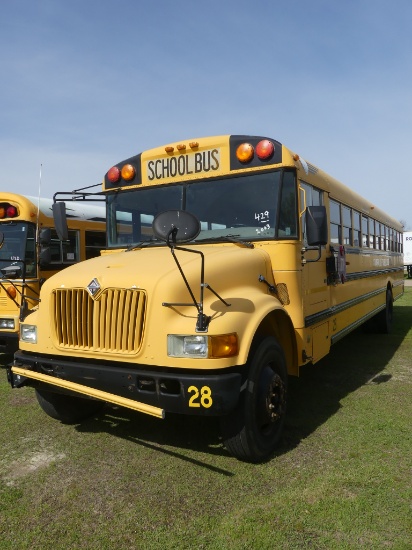 2003 International School Bus, s/n 4DRBRABP73B950441: Odometer Shows 125K m