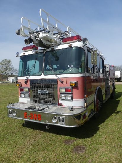 2000 Spartan Fire Truck, s/n 4S7AT309XYC035035: Cummins M11 Eng., Eng. Brak