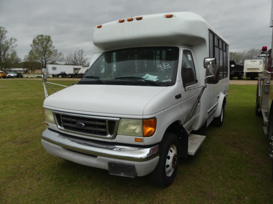 2003 Ford E350 Bus, s/n 1FDWE35L83HB88073