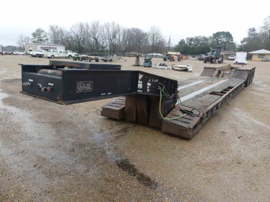 2002 Witzco Challenger RG-50 Lowboy, s/n 1W8A11F382S000318: 50-ton, NGB, 3-