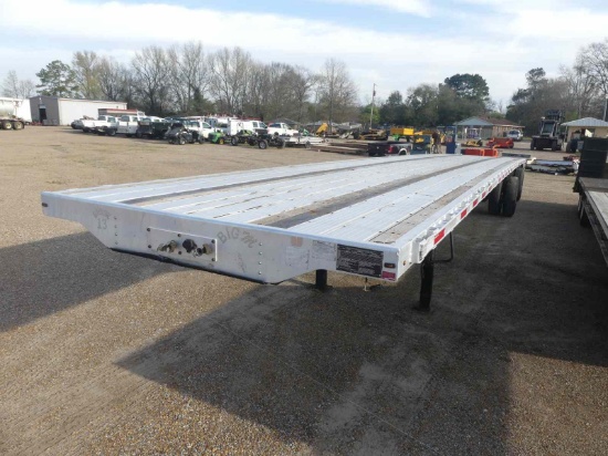 2017 Transcraft 48' Flatbed Trailer, s/n 1TTF482C0H3000177: 102" Wide, T/A,