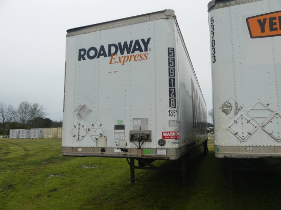 2007 Great Dane 53' Van Trailer, s/n 1GRAA06227D422452: T/A, 102" Wide, Alu