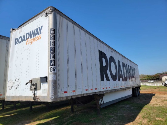 2006 Wabash 53' Van Trailer, s/n 1JJV532W26L987631: T/A, 102" Wide, Spring