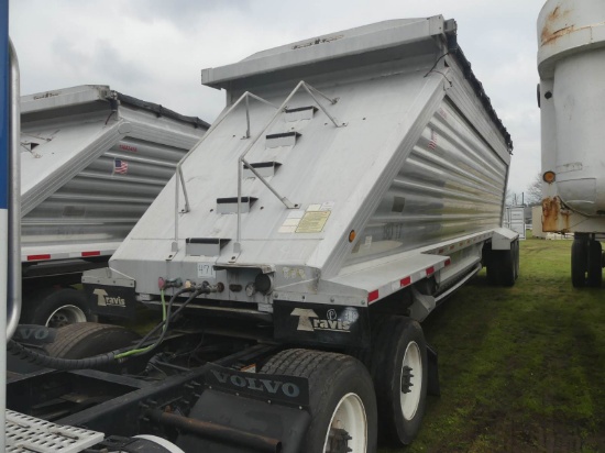 2013 Travis S102 Bottom Dump Trailer, s/n 48XEF3921D1008506: 39.2'