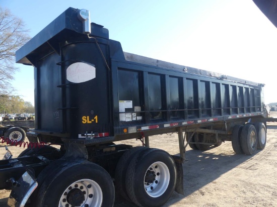 2008 Palmer TA28H Dump Trailer, s/n 1P928HS258A003812: T/A