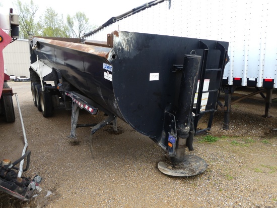 2018 Clement Dump Trailer, s/n 5C2BR28C0JM010676 (Salvage): Frame Broke Out