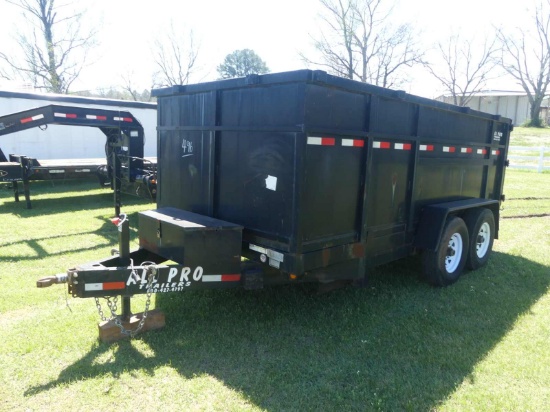 2008 Imperial Dump Trailer, s/n 1X9DT14238J213620: 7x14, 2 7000 lb. Axles,