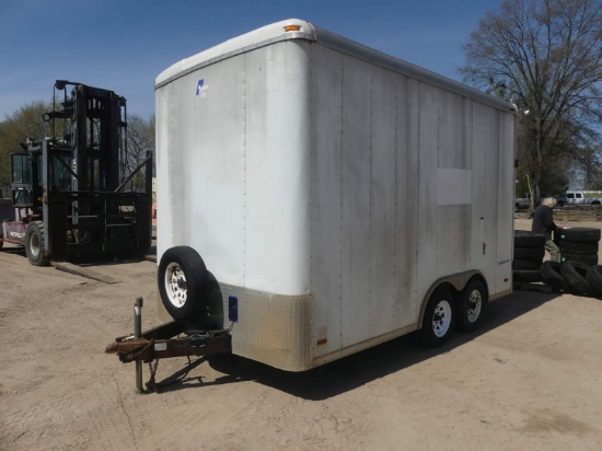 2005 Cargo Sport Enclosed Trailer, s/n 4FPAB14235G090138: Side Door, Rear S