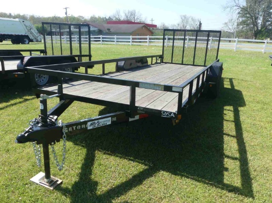 2023 Gator Made 20' Trailer, s/n 4Z1VA2027PS008779: 5200 lb. Axles, Spring-