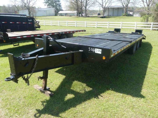 Tag Trailer (No Title - Bill of Sale Only): Pintle Hitch, T/A, Dovetail, Ra