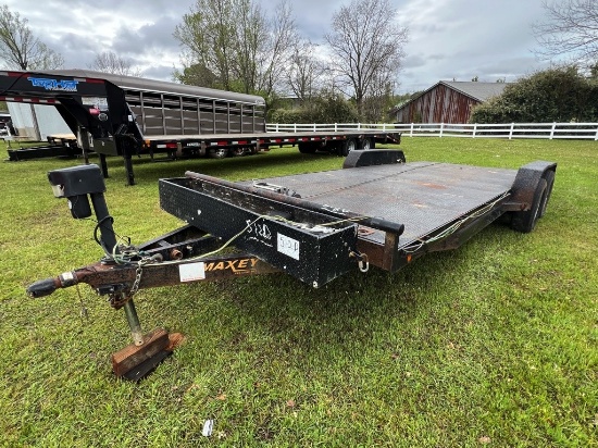 2012 Maxey 20' Car Hauler, s/n 5R8CH2026CM021346: Warn M8000 Winch w/ Remot
