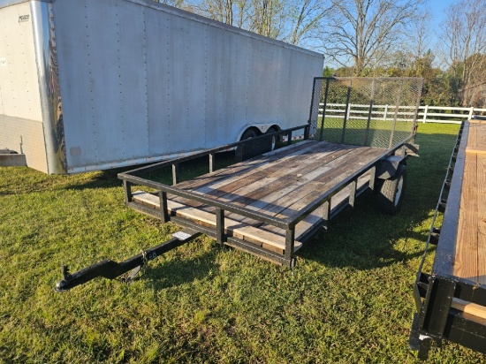 2017 TPIN 14' Trailer, s/n 4UMJT1418HM000239: S/A, Ramp